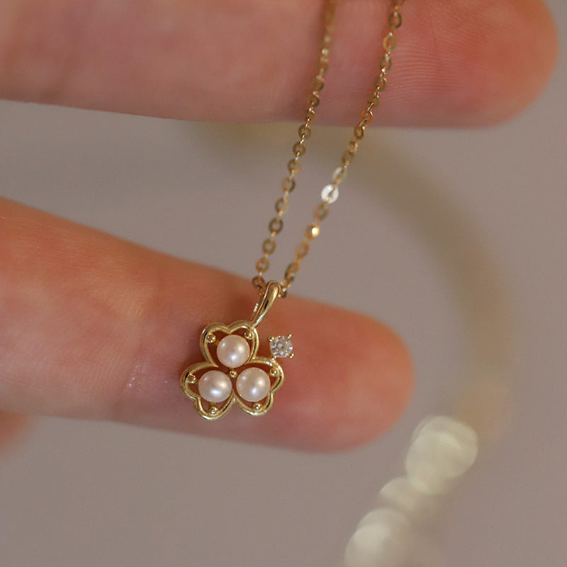 925 Sterling Silver Pendant For Flowers, Elegant Floral Design Necklace Accessory