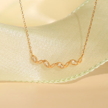 Water Droplets Necklace Pendant For Elegant Style