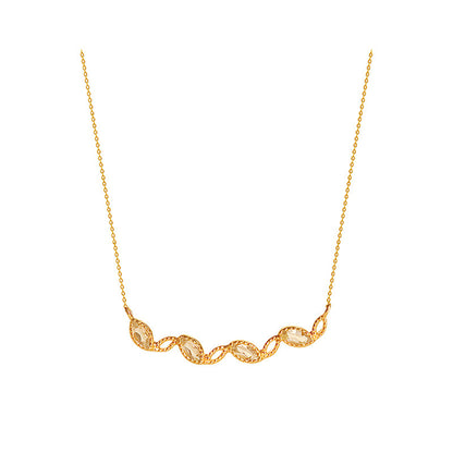 Water Droplets Necklace Pendant For Elegant Style
