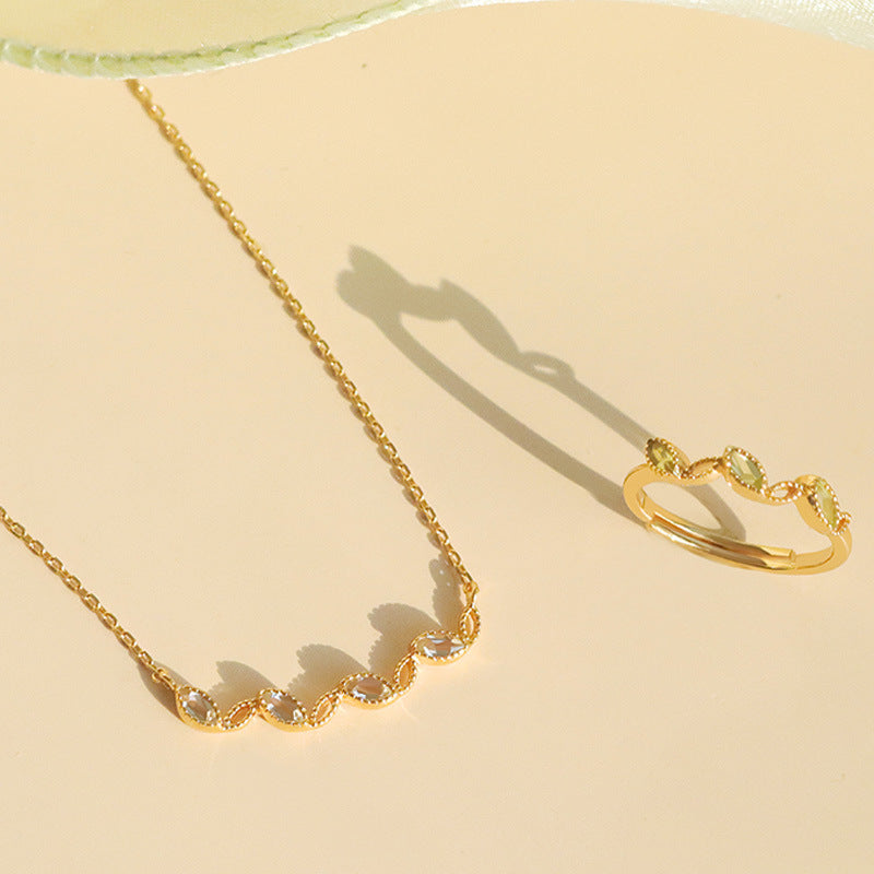 Water Droplets Necklace Pendant For Elegant Style