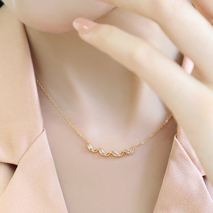 Water Droplets Necklace Pendant For Elegant Style