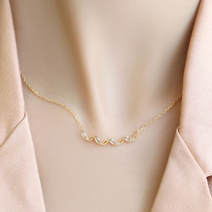 Water Droplets Necklace Pendant For Elegant Style