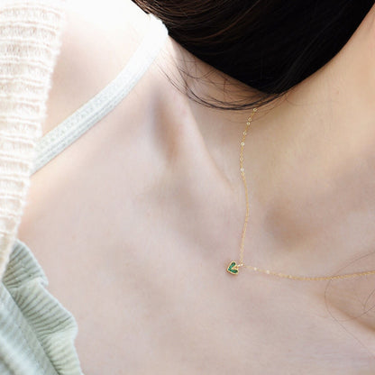 Vintage Style Heart Shape Necklace For Women In 925 Sterling Silver