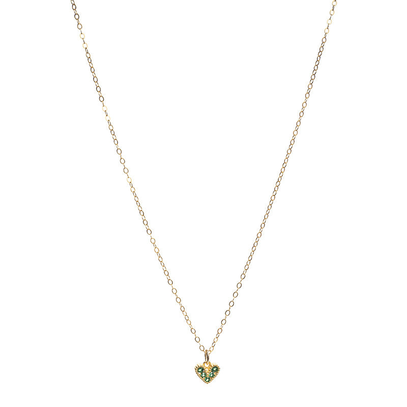 Vintage Style Heart Shape Necklace For Women In 925 Sterling Silver