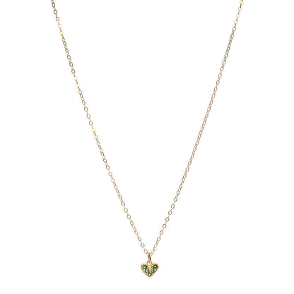 Vintage Style Heart Shape Necklace For Women In 925 Sterling Silver