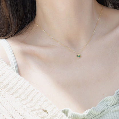 Vintage Style Heart Shape Necklace For Women In 925 Sterling Silver