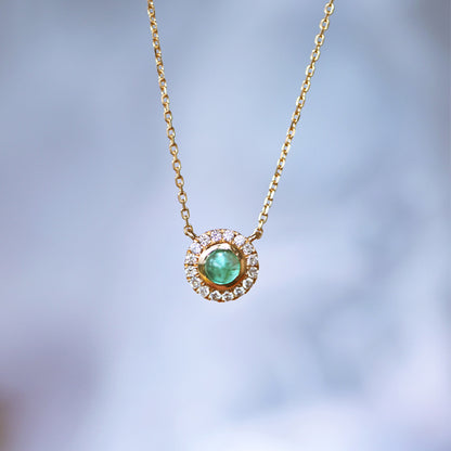 Daisy Necklace For Women In Golden 925 Sterling Silver Featuring Zircon Inlay