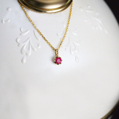For Gem 925 Sterling Silver Necklace With 14K Real Gold Plated Finish In Golden