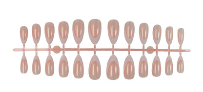French Pattern Press-On Nails Featuring Elegant Lines For A Stylish And Easy Manicure