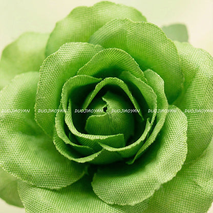 Original Design Multicolor Flowers Hair Band Made Of Cloth, Perfect Hair Accessory For St. Patrick's Day