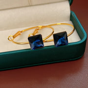 Silver Needle - Gold - Blue (Real Gold Plating)