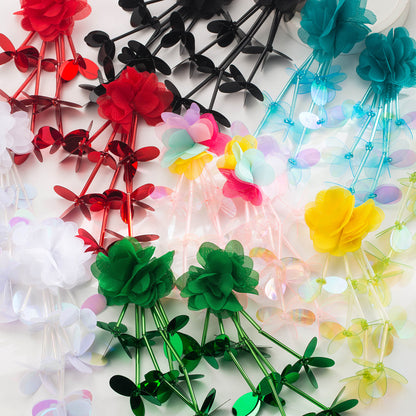 New Style Alloy Flowers Earrings For Women, Available In Elegant Colour