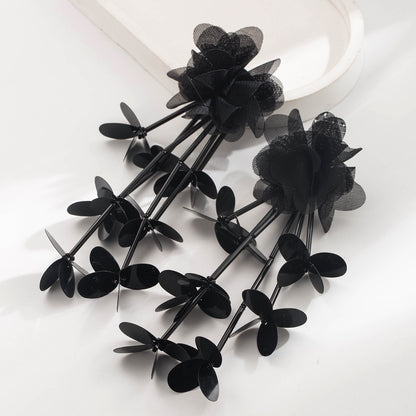 New Style Alloy Flowers Earrings For Women, Available In Elegant Colour