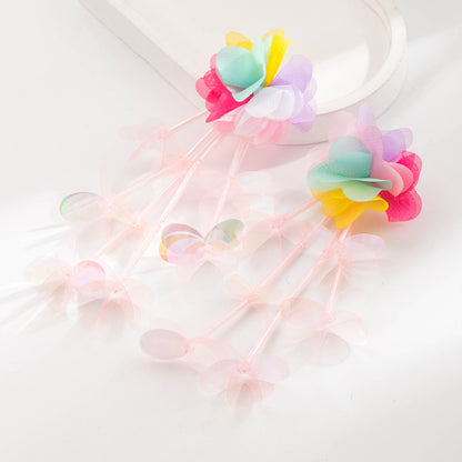 New Style Alloy Flowers Earrings For Women, Available In Elegant Colour