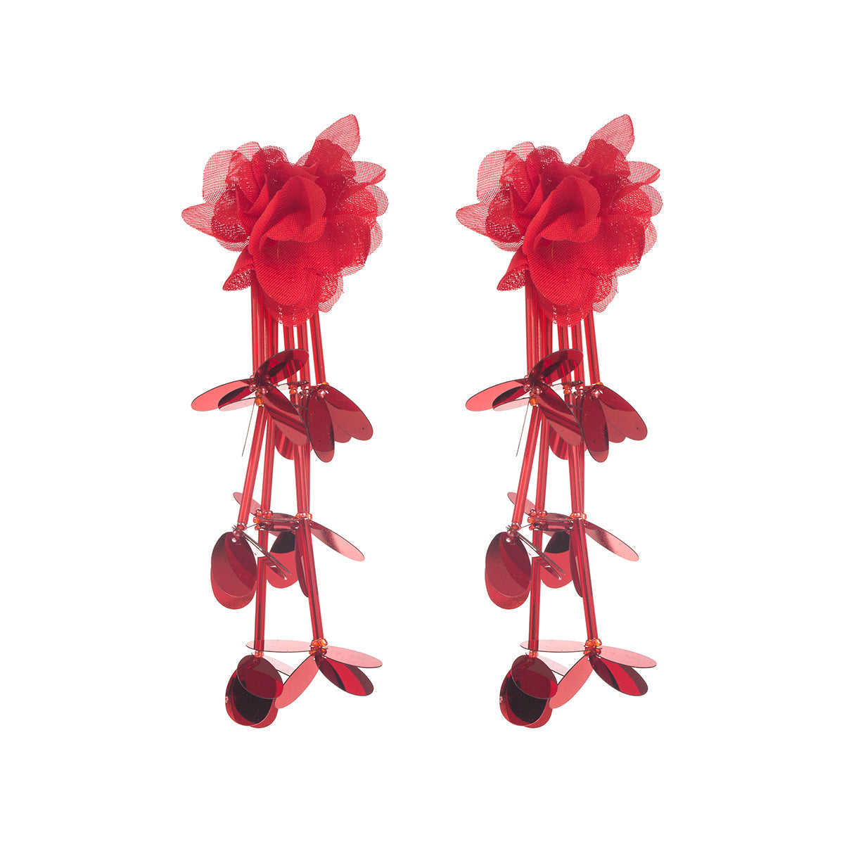 New Style Alloy Flowers Earrings For Women, Available In Elegant Colour