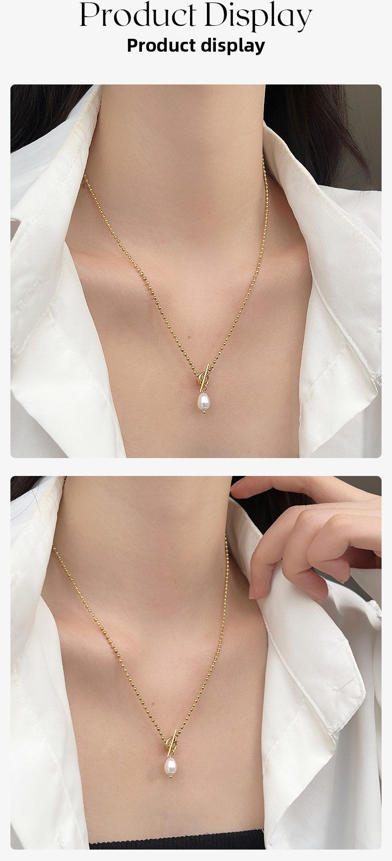 For Pendant Necklace In Durable Titanium Steel, Stylish And Elegant Jewelry Accessory