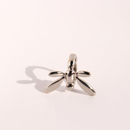 Classic Golden Brass Geometric Earrings For Women With Three-dimensional Design, Perfect For Casual Wear