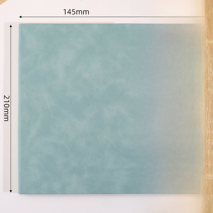 Solid Color Business Notebook With Artificial Leather Cover, Durable And Professional