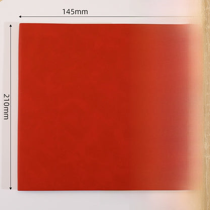 Solid Color Business Notebook With Artificial Leather Cover, Durable And Professional