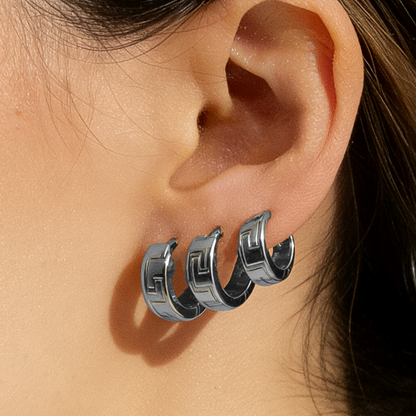 Geometric Earrings For Women Featuring Electroplated 304 Stainless Steel With 18K Real Gold PVD Coating