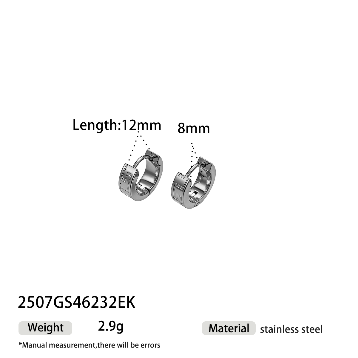 Geometric Earrings For Women Featuring Electroplated 304 Stainless Steel With 18K Real Gold PVD Coating