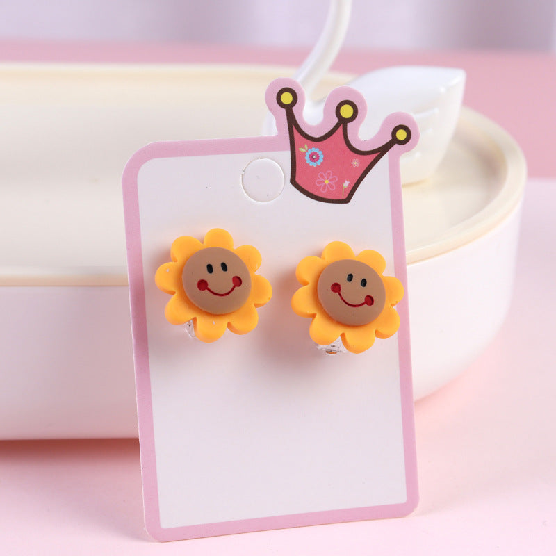 Cartoon Ear Cuffs For Kids In Colorful Plastic Featuring Fun Cartoon Style Design