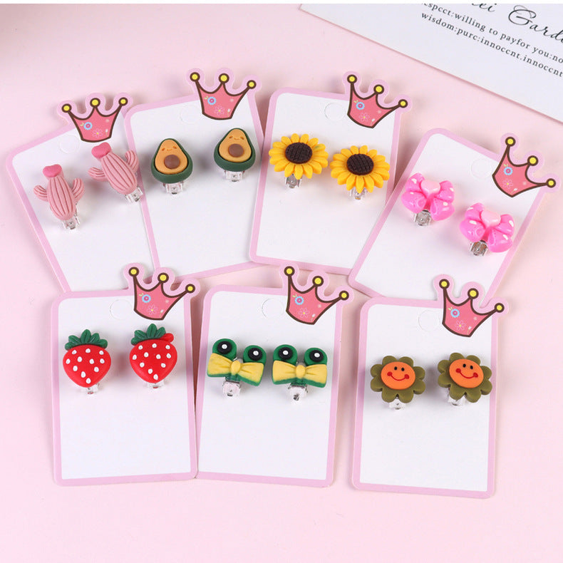 Cartoon Ear Cuffs For Kids In Colorful Plastic Featuring Fun Cartoon Style Design