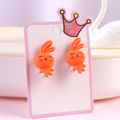 Cartoon Ear Cuffs For Kids In Colorful Plastic Featuring Fun Cartoon Style Design