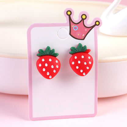 Cartoon Ear Cuffs For Kids In Colorful Plastic Featuring Fun Cartoon Style Design
