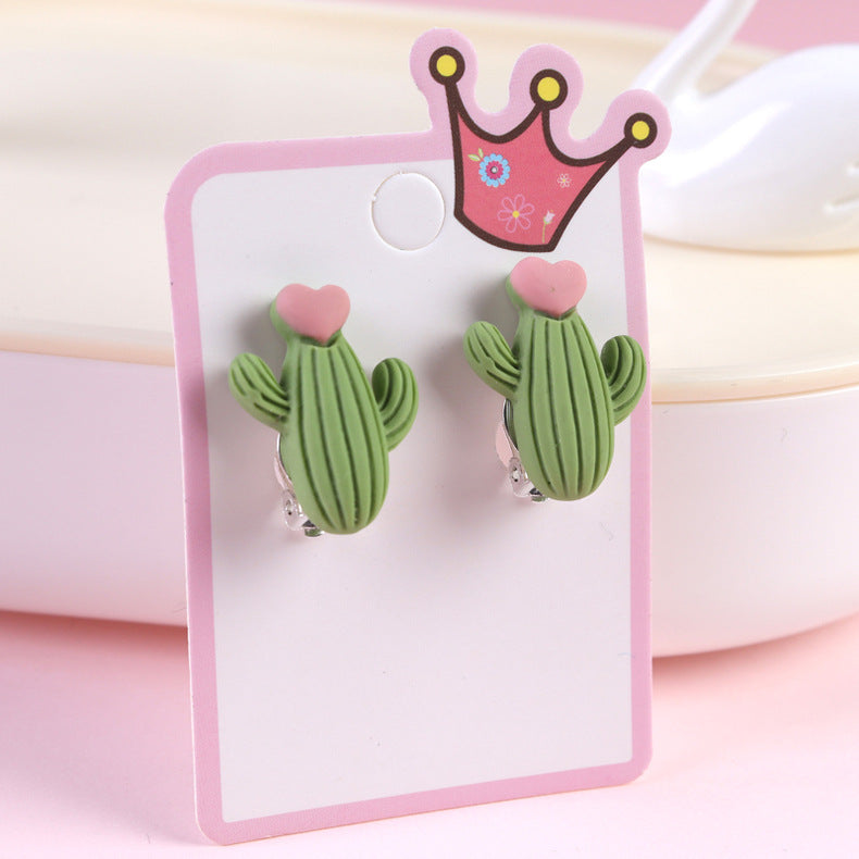 Cartoon Ear Cuffs For Kids In Colorful Plastic Featuring Fun Cartoon Style Design