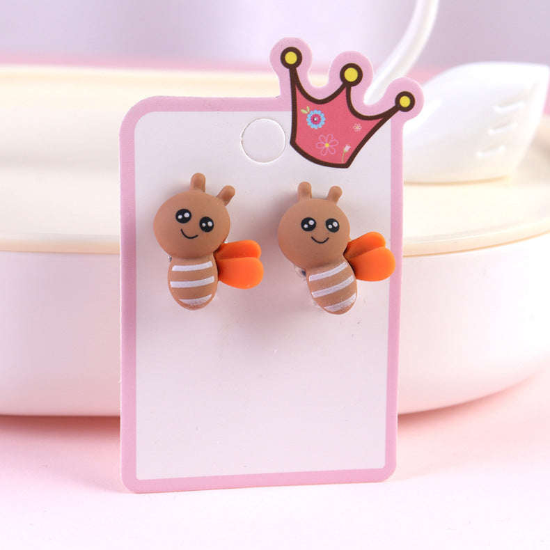 Cartoon Ear Cuffs For Kids In Colorful Plastic Featuring Fun Cartoon Style Design