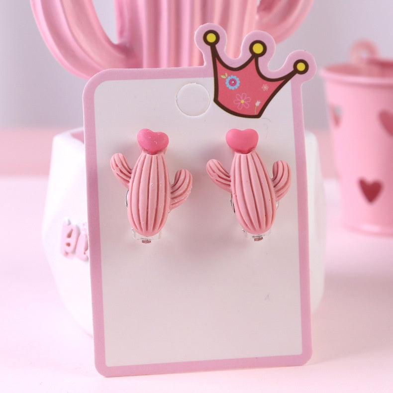 Cartoon Ear Cuffs For Kids In Colorful Plastic Featuring Fun Cartoon Style Design