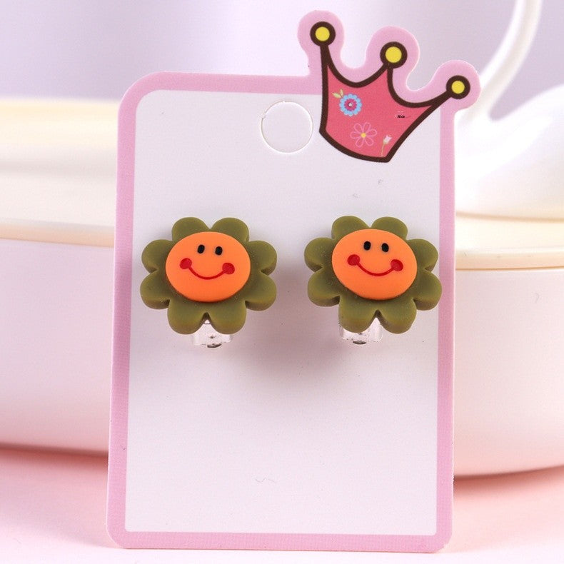 Cartoon Ear Cuffs For Kids In Colorful Plastic Featuring Fun Cartoon Style Design