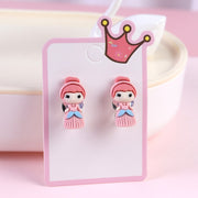 Pink Girl 1 Pair (Including Cards)