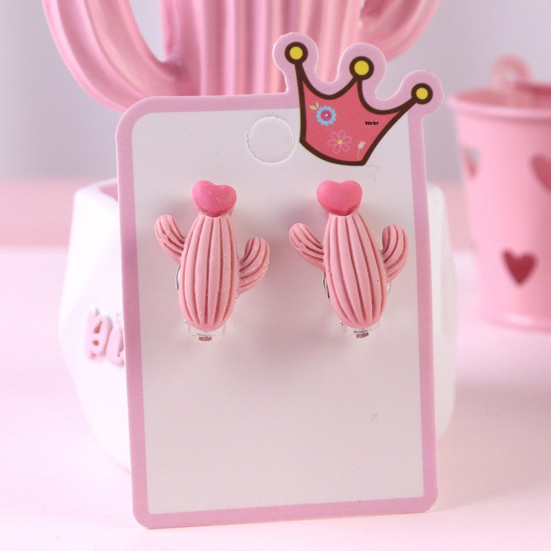 Cartoon Ear Cuffs For Kids In Colorful Plastic Featuring Fun Cartoon Style Design