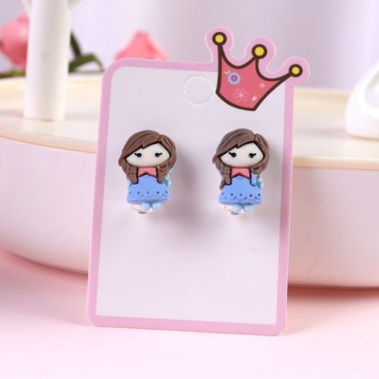 Cartoon Ear Cuffs For Kids In Colorful Plastic Featuring Fun Cartoon Style Design