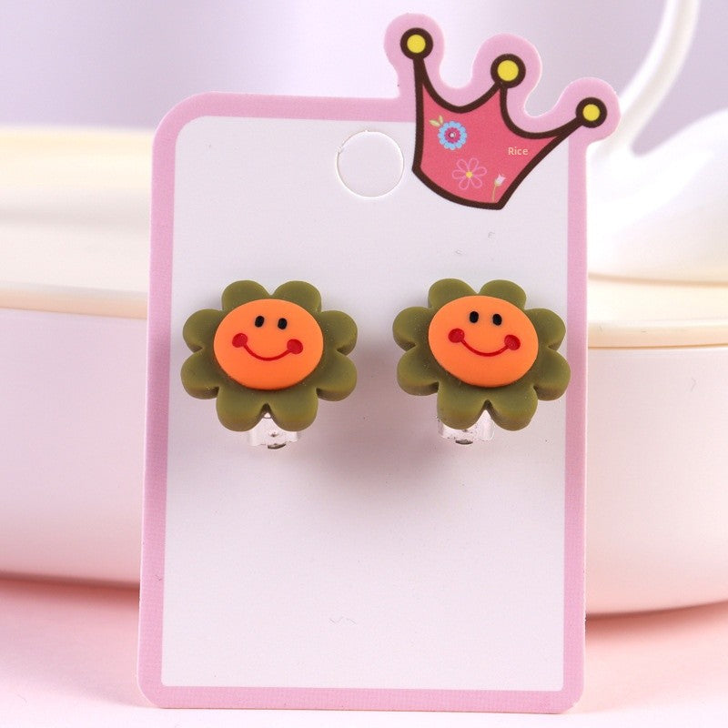 Cartoon Ear Cuffs For Kids In Colorful Plastic Featuring Fun Cartoon Style Design