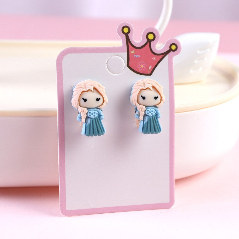 Cartoon Ear Cuffs For Kids In Colorful Plastic Featuring Fun Cartoon Style Design