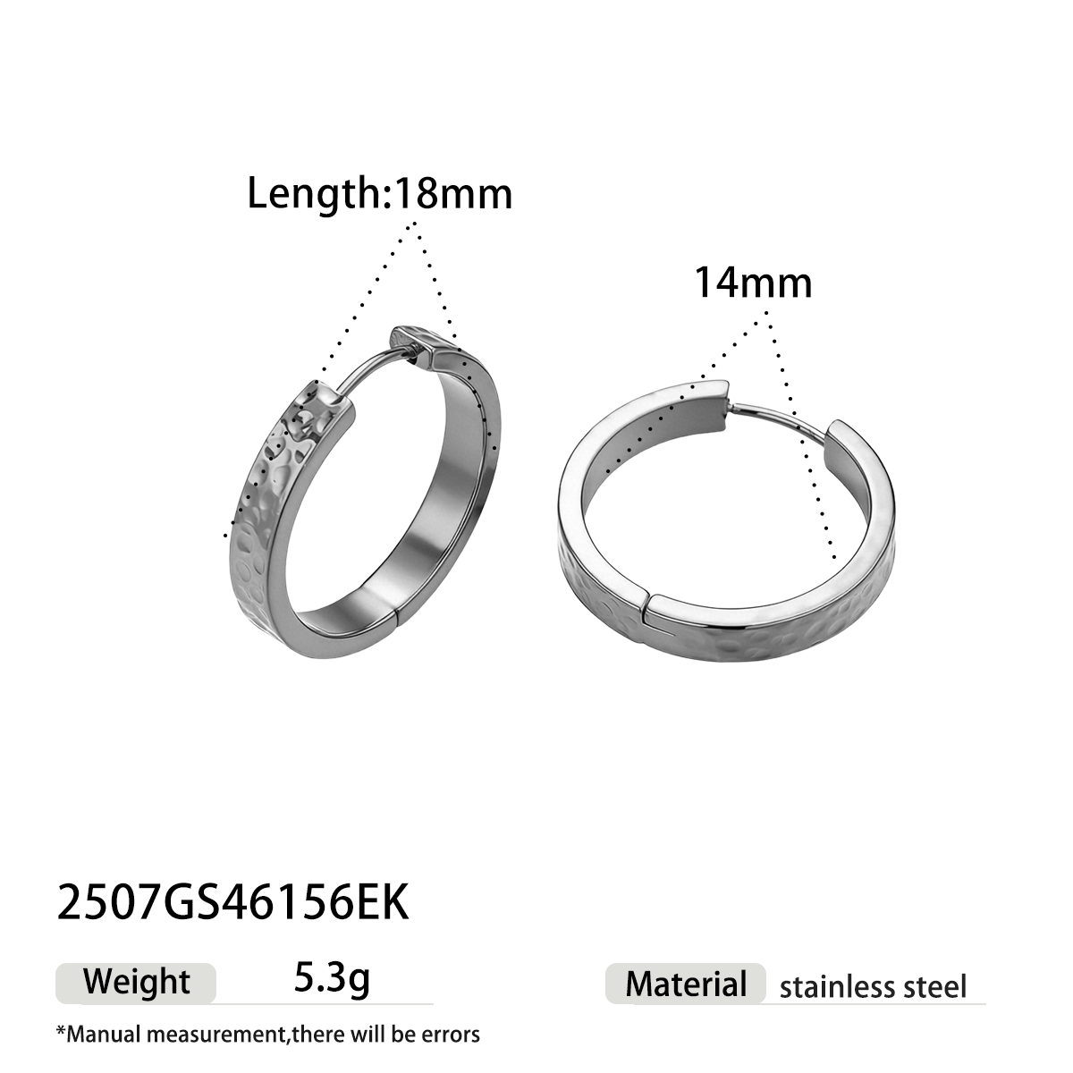 Geometric Earrings For Women Featuring Electroplated 304 Stainless Steel With 18K Real Gold Plated PVD Coating