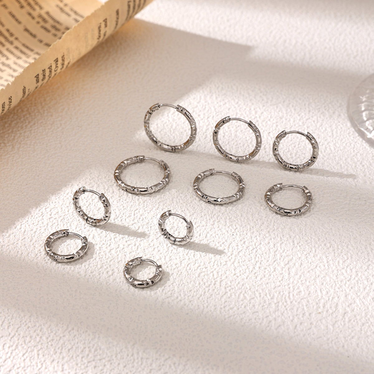 Geometric Earrings For Women Featuring Electroplated 304 Stainless Steel With 18K Real Gold Plated PVD Coating