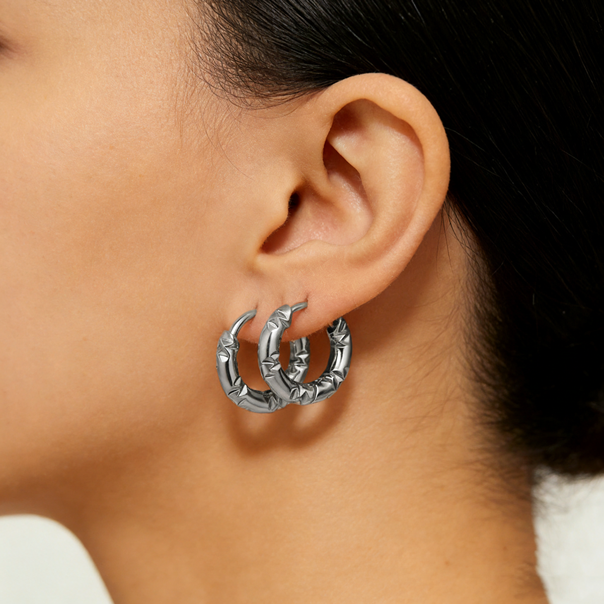 Geometric Earrings For Women Featuring Electroplated 304 Stainless Steel With 18K Real Gold Plated PVD Coating
