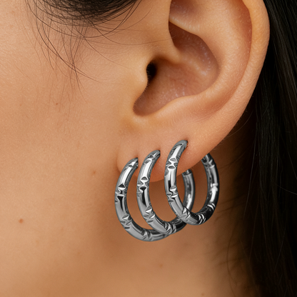 Geometric Earrings For Women Featuring Electroplated 304 Stainless Steel With 18K Real Gold Plated PVD Coating