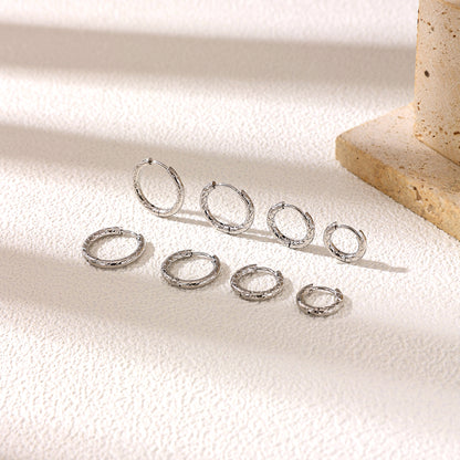 Geometric Earrings For Women Featuring Electroplated 304 Stainless Steel With 18K Real Gold Plated PVD Coating