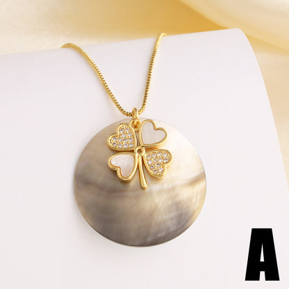 Starfish Necklace For Marine Style Lovers Featuring Copper Material With 18K Real Gold Plated And Zircon Inlay On Box Chain