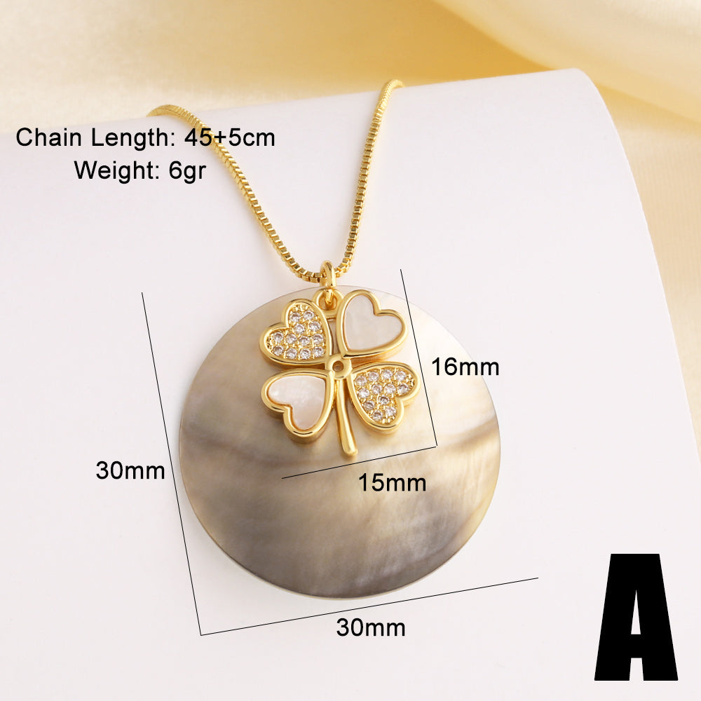 Starfish Necklace For Marine Style Lovers Featuring Copper Material With 18K Real Gold Plated And Zircon Inlay On Box Chain