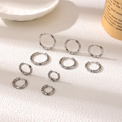 Geometric Earrings For Women Featuring Electroplated 304 Stainless Steel With 18K Real Gold Plated PVD Coating