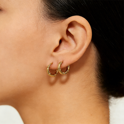Geometric Earrings For Women Featuring Electroplated 304 Stainless Steel With 18K Real Gold Plated PVD Coating