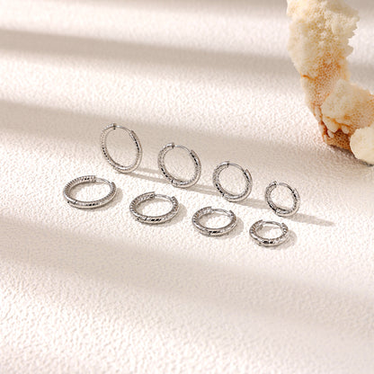 Geometric Earrings For Women Featuring Electroplated 304 Stainless Steel With PVD Coated 18K Real Gold Plating