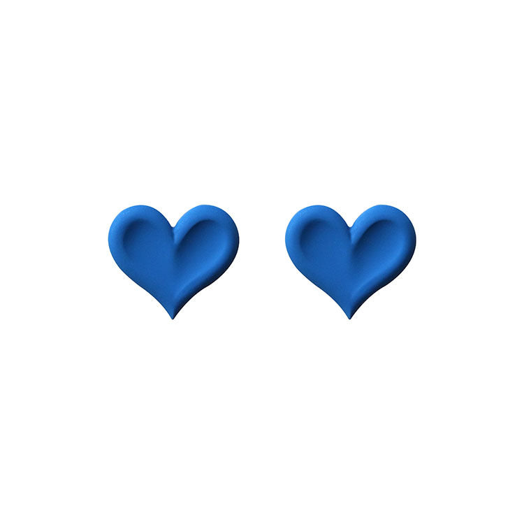 Sweet Blue Alloy Bow Tie Stud Earrings For Women, Stylish Jewelry Accessories
