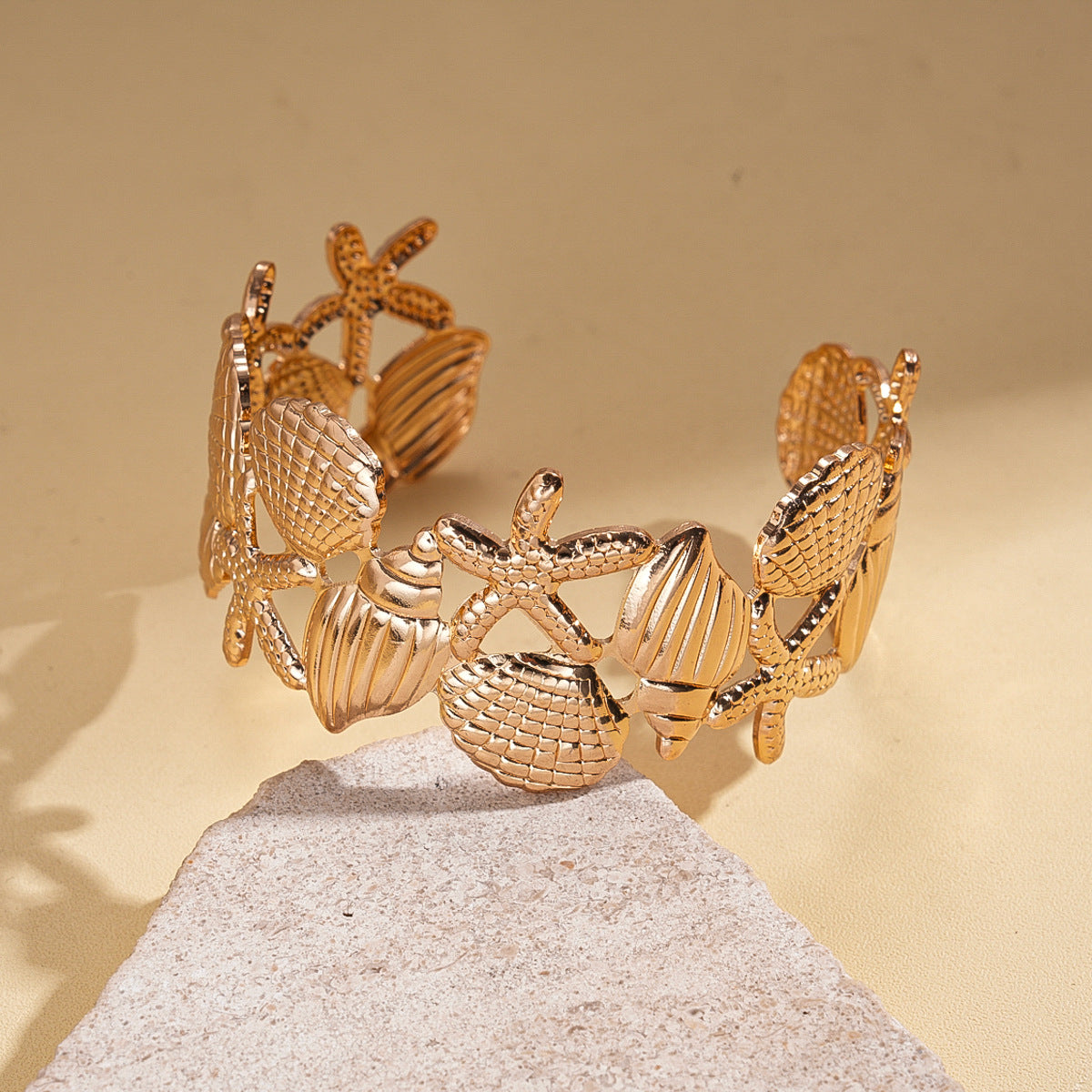 For Bangle In Golden Metal, Stylish And Durable Accessory For Everyday Wear